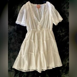 ‘Show me your Mumu’ short white dress, NWOT